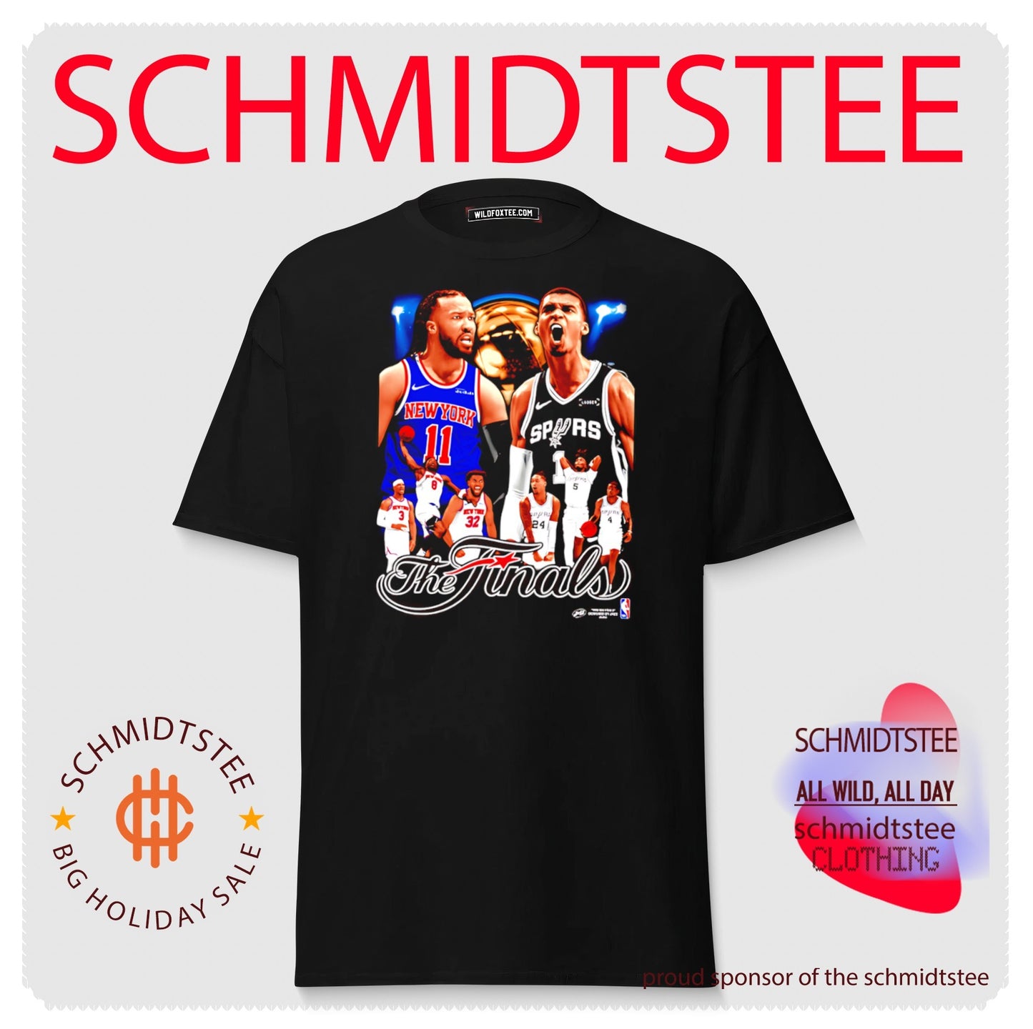 ’26 Finals Knicks vs Spurs graphic shirt