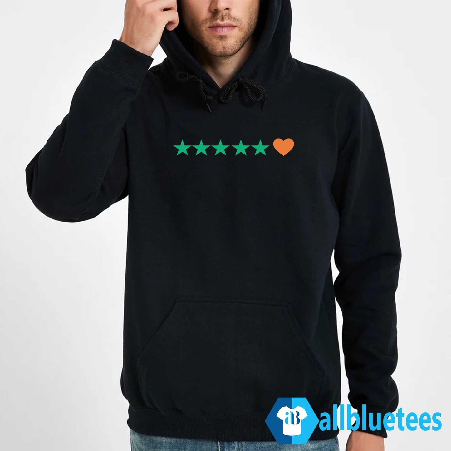 5 Stars And Heart Shirt