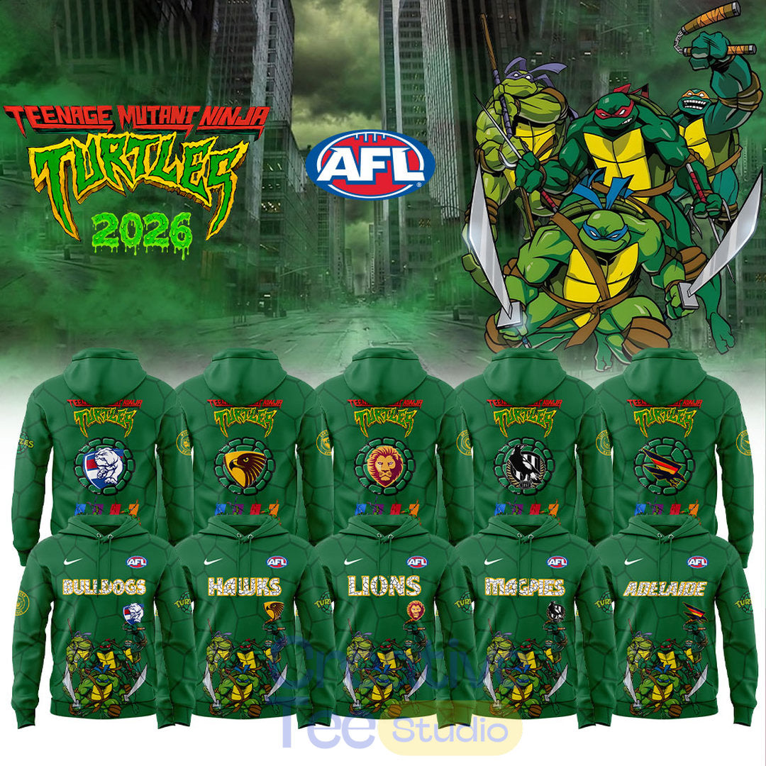 AFL All Teams x Teenage Mutant Ninja Turtles Special Hoodie