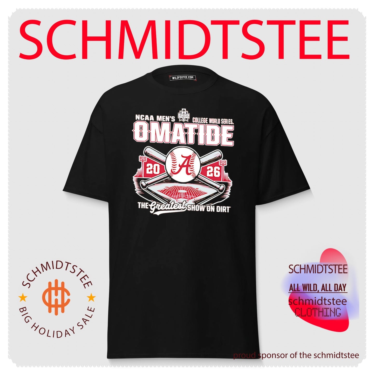 Alabama Crimson Tide 2026 College World Series Bound OmaTide shirt