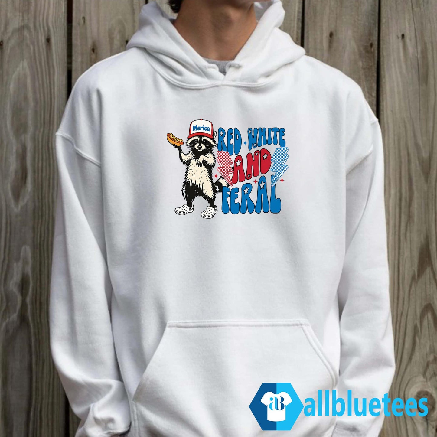 America Red White And Feral Shirt