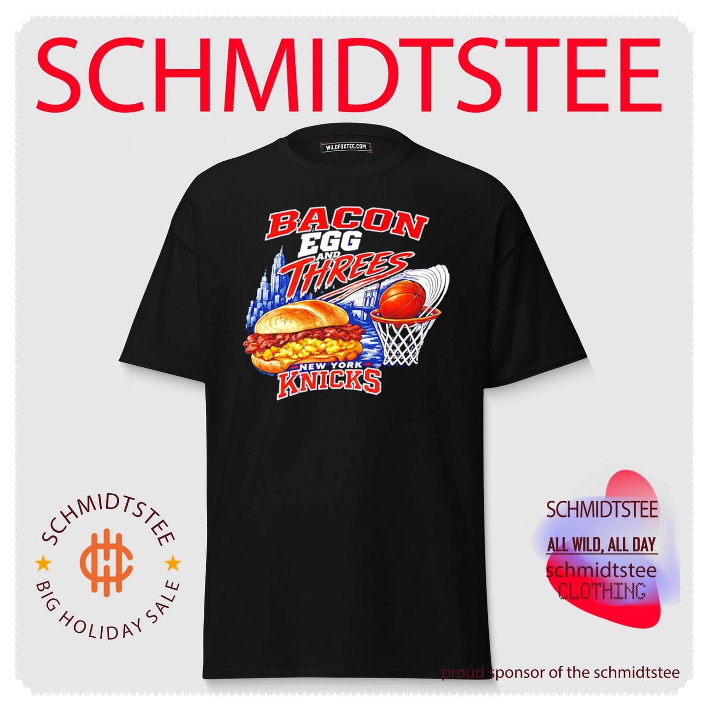 Bacon Egg and Threes New York Knicks Shirt