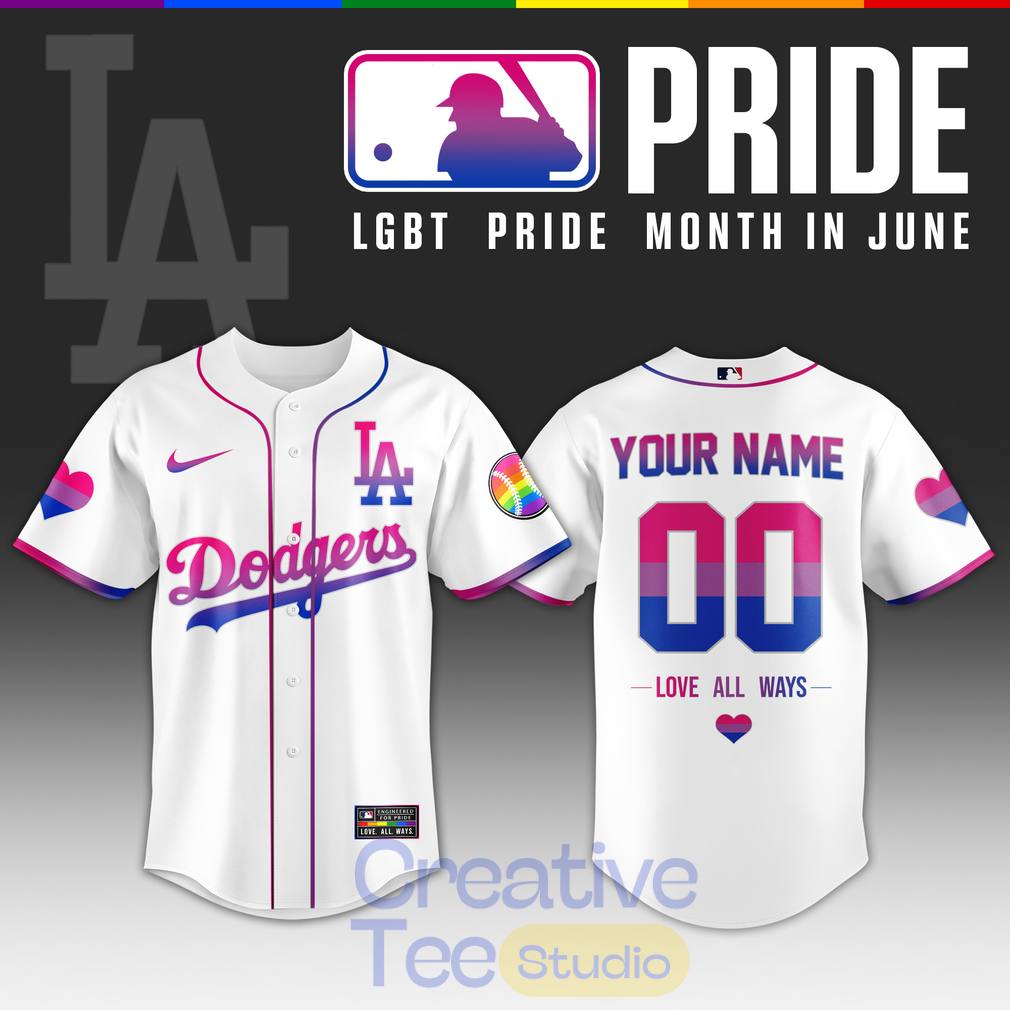 Baseball All Teams x Pride Month 2026 Custom Jersey