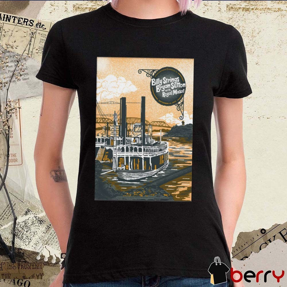 Poster Billy Strings And Bryan Sutton With Royal Masat Event September 14 2025 Ryman Auditorium Nashville TN t-shirt