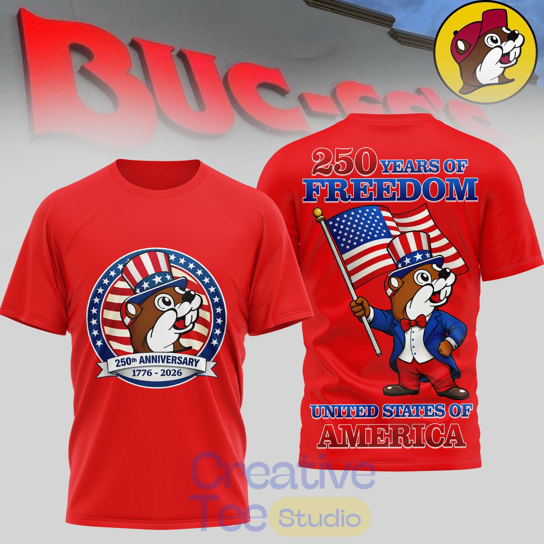 Buc-ee’s 250 Years of Freedom USA Tee