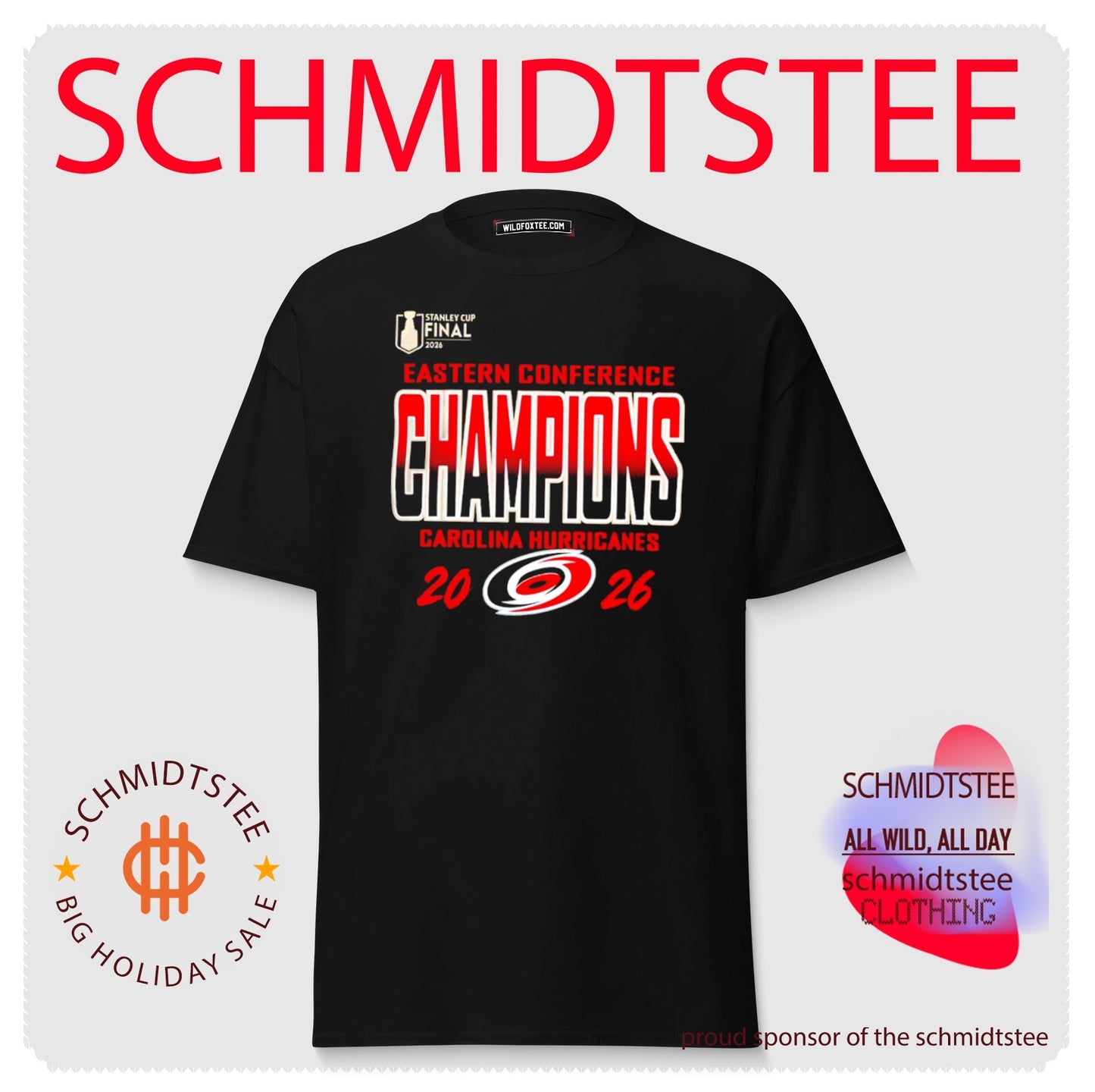 Carolina Hurricanes hockey Eastern Conference Champions 2026 shirt