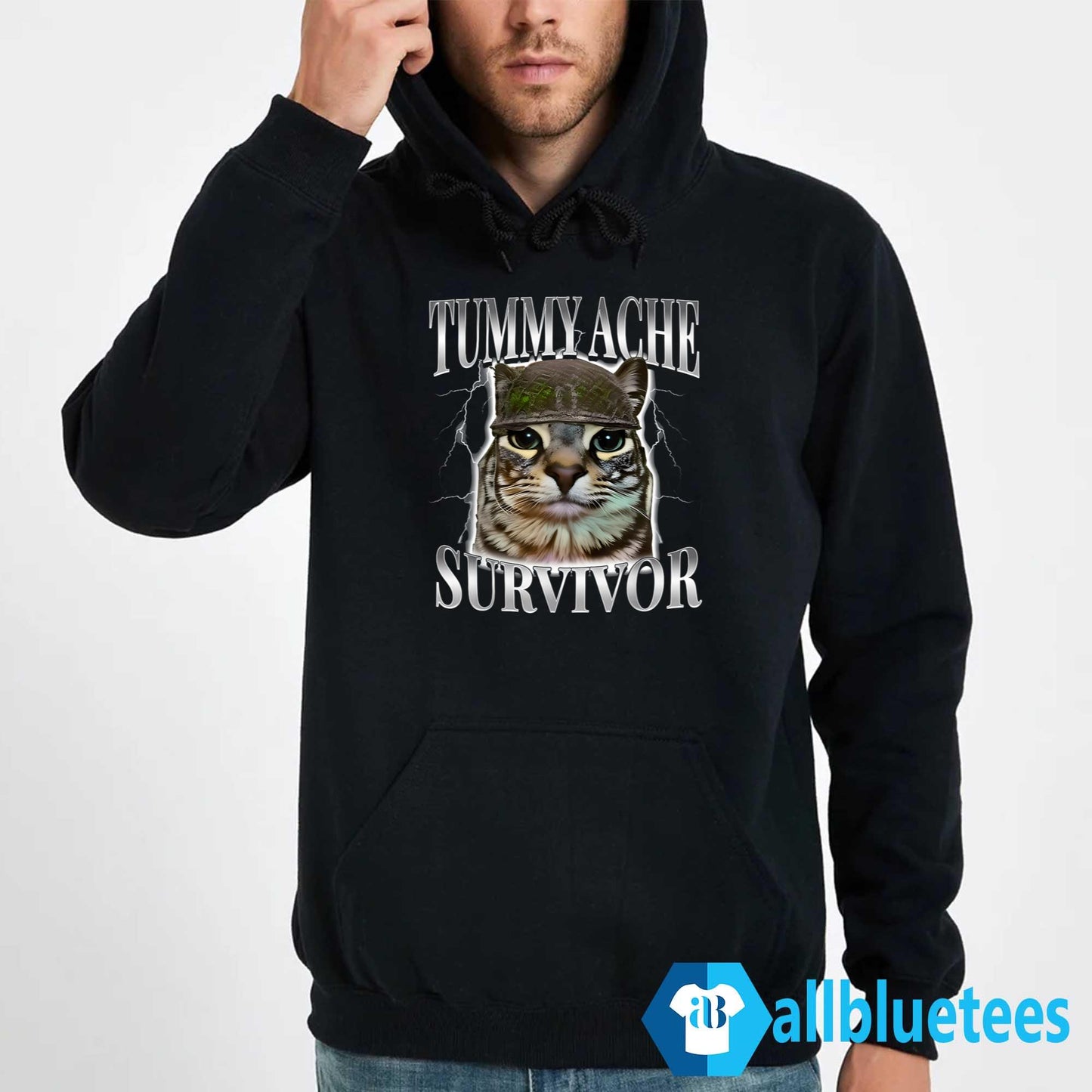 Cat Tummy Achie Survivor Shirt