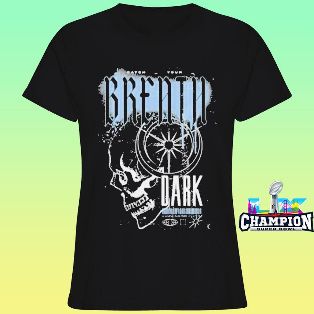 Catch Your Breath Spray Skull Shirt