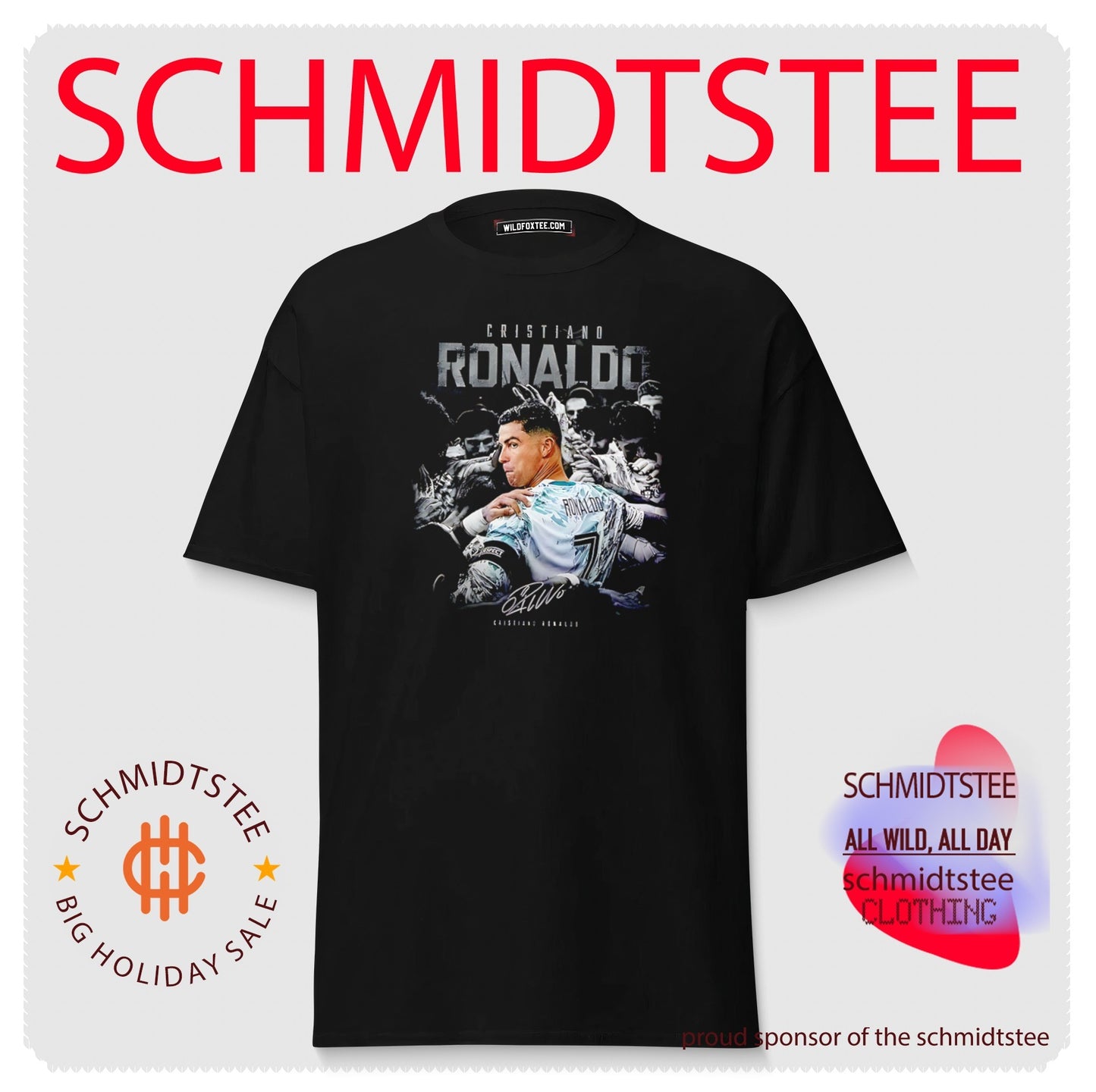Cristiano Ronaldo on the back signature vintage shirt