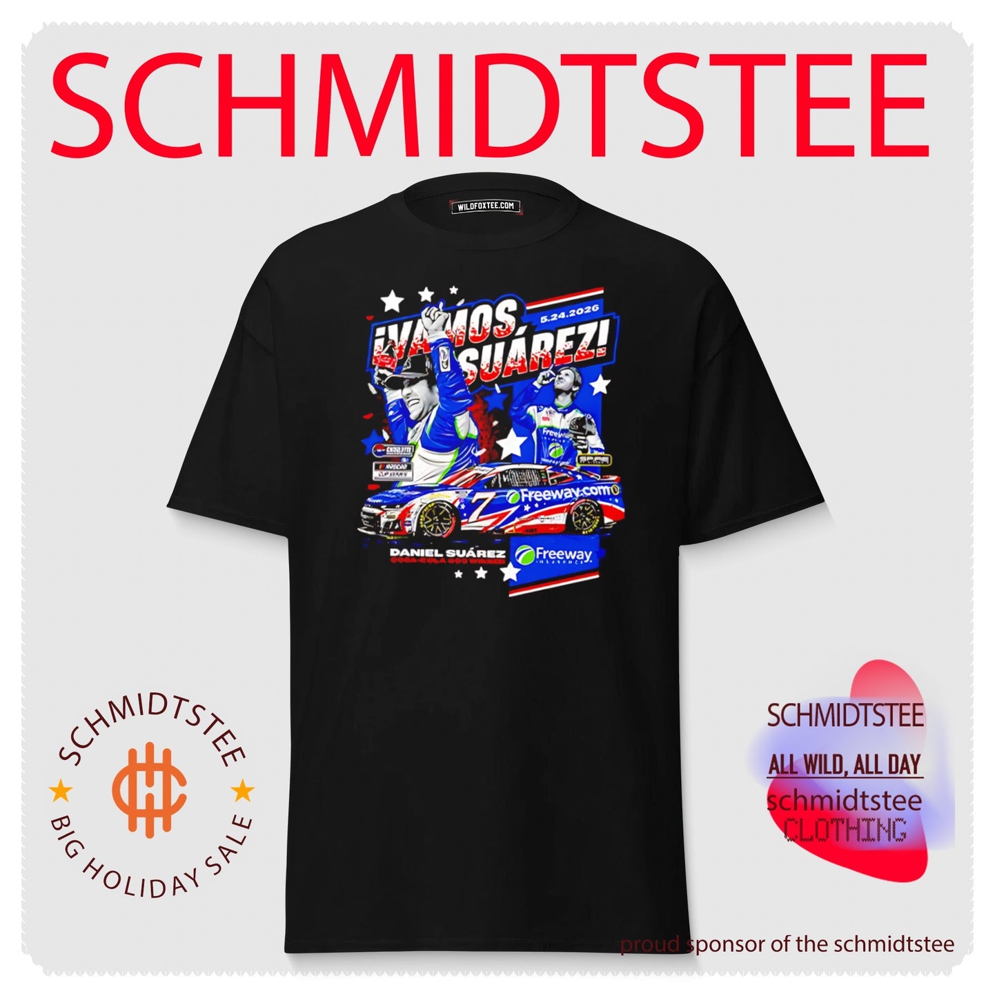 Daniel Suárez Freeway Insurance Coca-Cola 600 Winner shirt