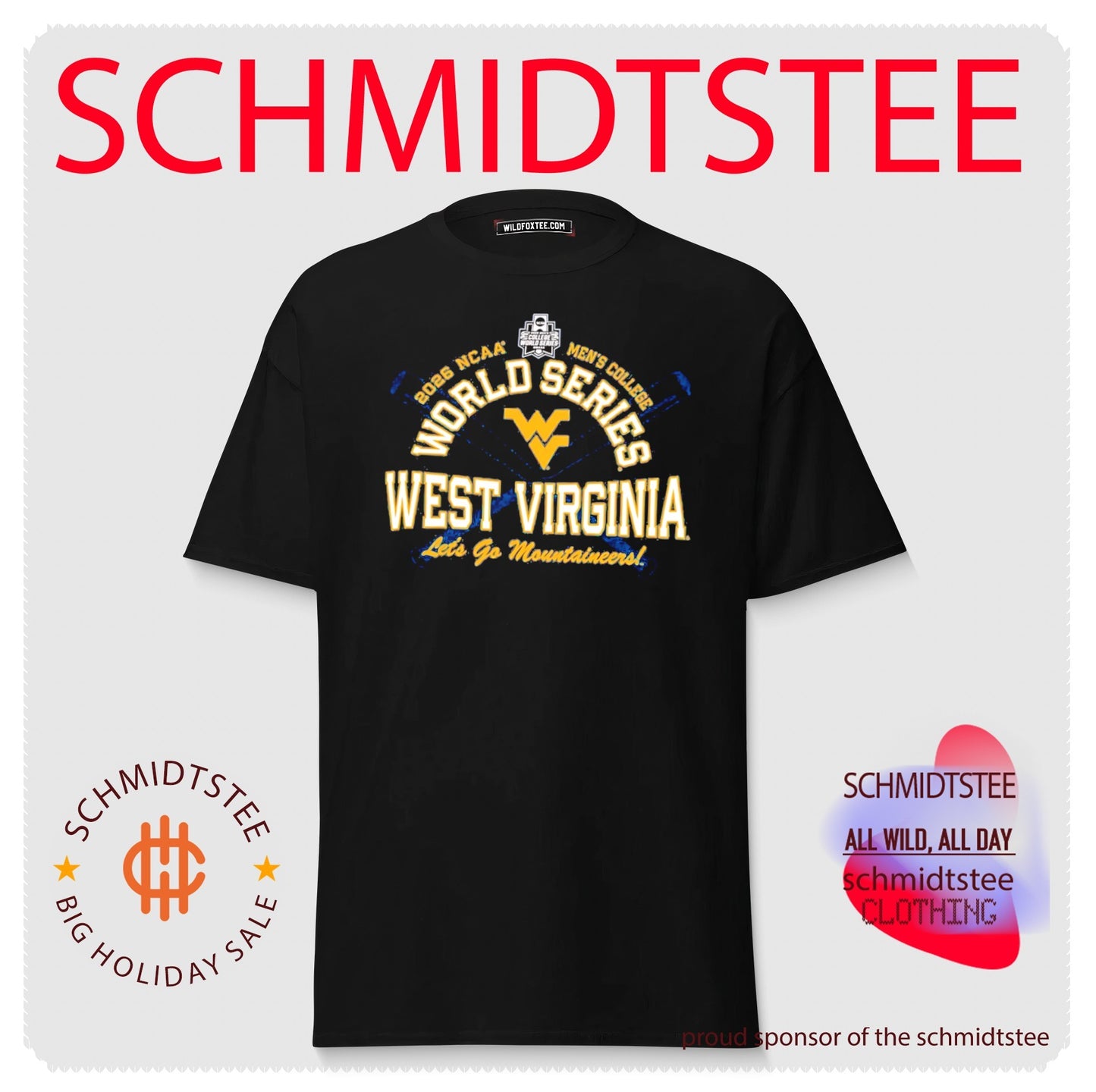 West Virginia Let’s go Mountaineers 2026 NCAA Men’s College World Series shirt