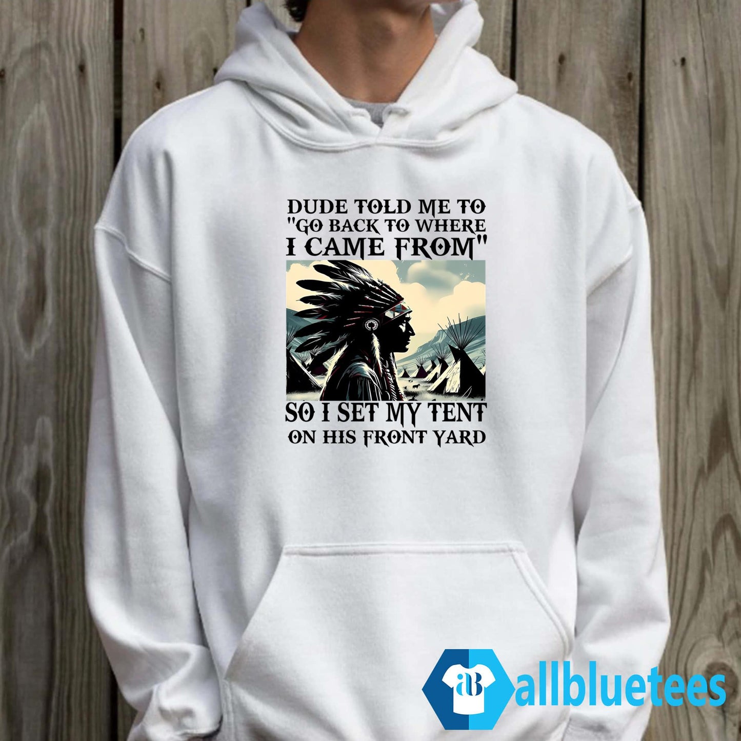 Dude Told Me To Go Back To Where I Came From Shirt