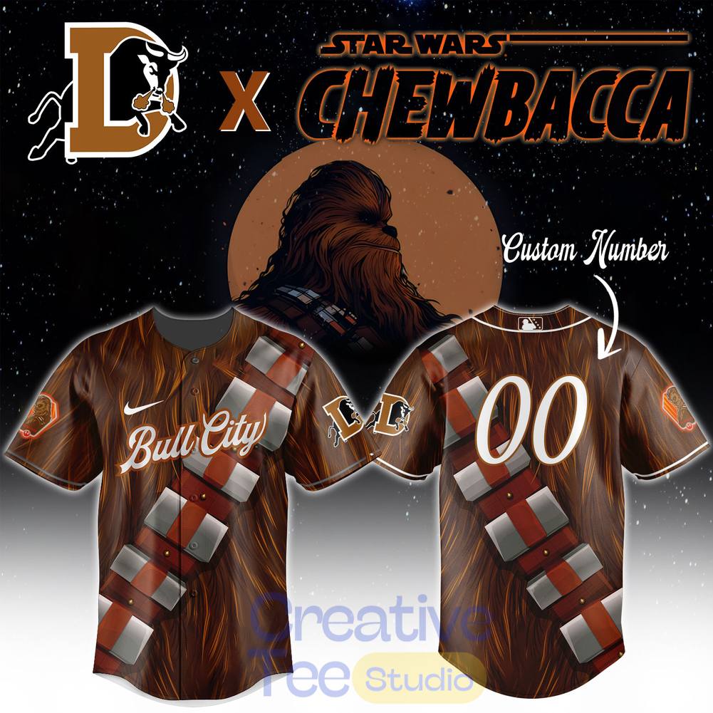 Durham Bulls x Star Wars Chewbacca Special Special Baseball Jersey