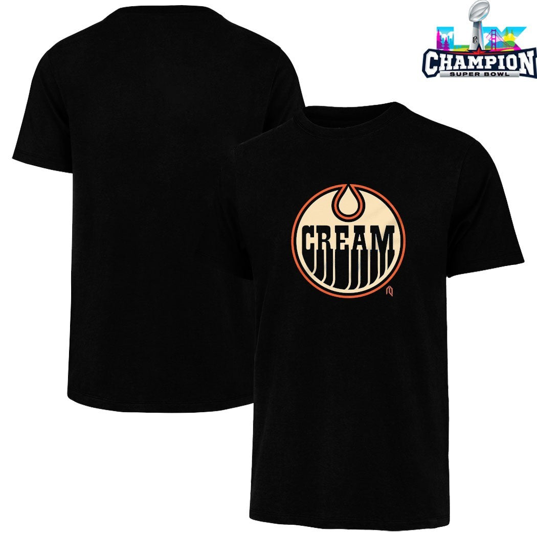 Edmonton Oilers Cream T-shirts