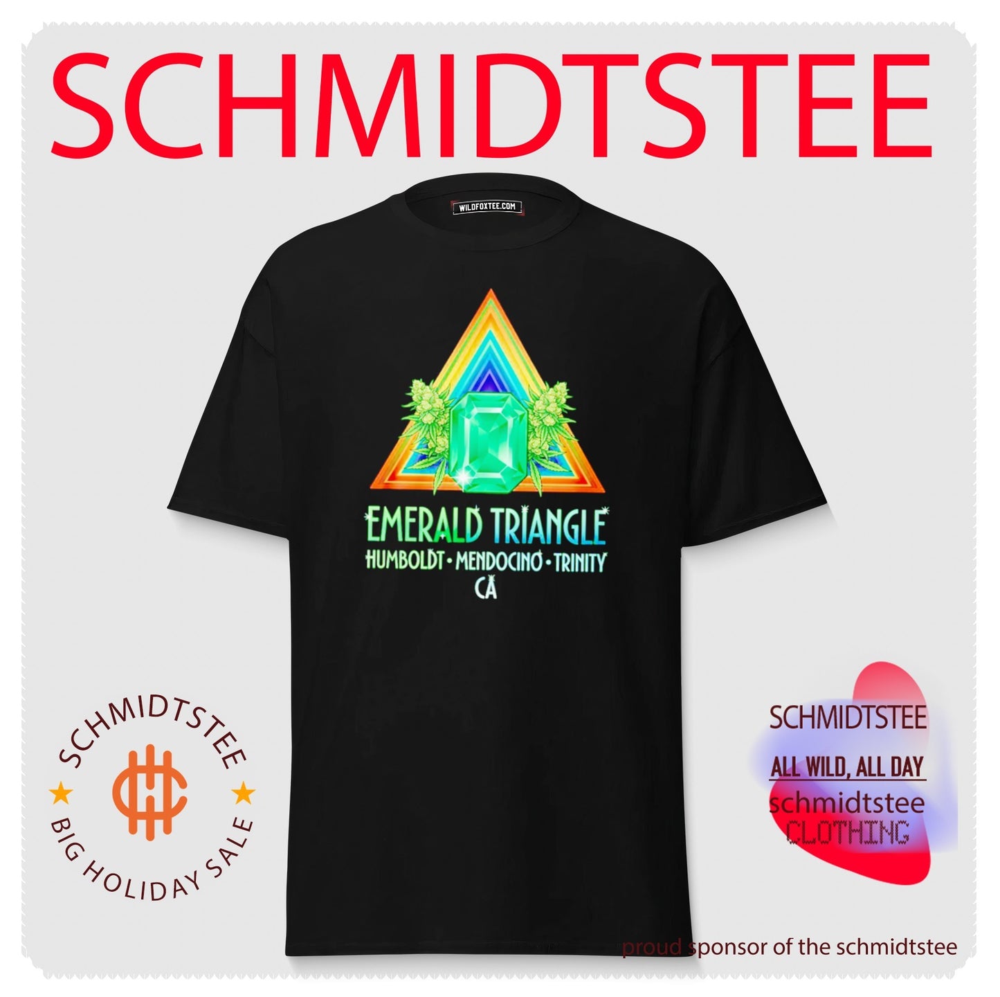 Emerald Triangle Humboldt Mendocino Trinity California Cannabis Growers Marijuana Shirt