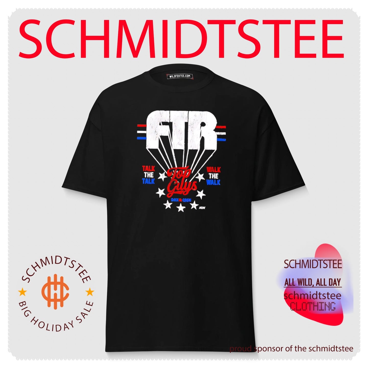 FTR talk the talk walk the walk Top Guys shirt