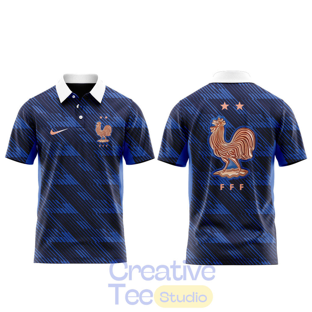 France National Team Away For The World Cup Is An Homage To The Statue of Liberty Polo Shirt