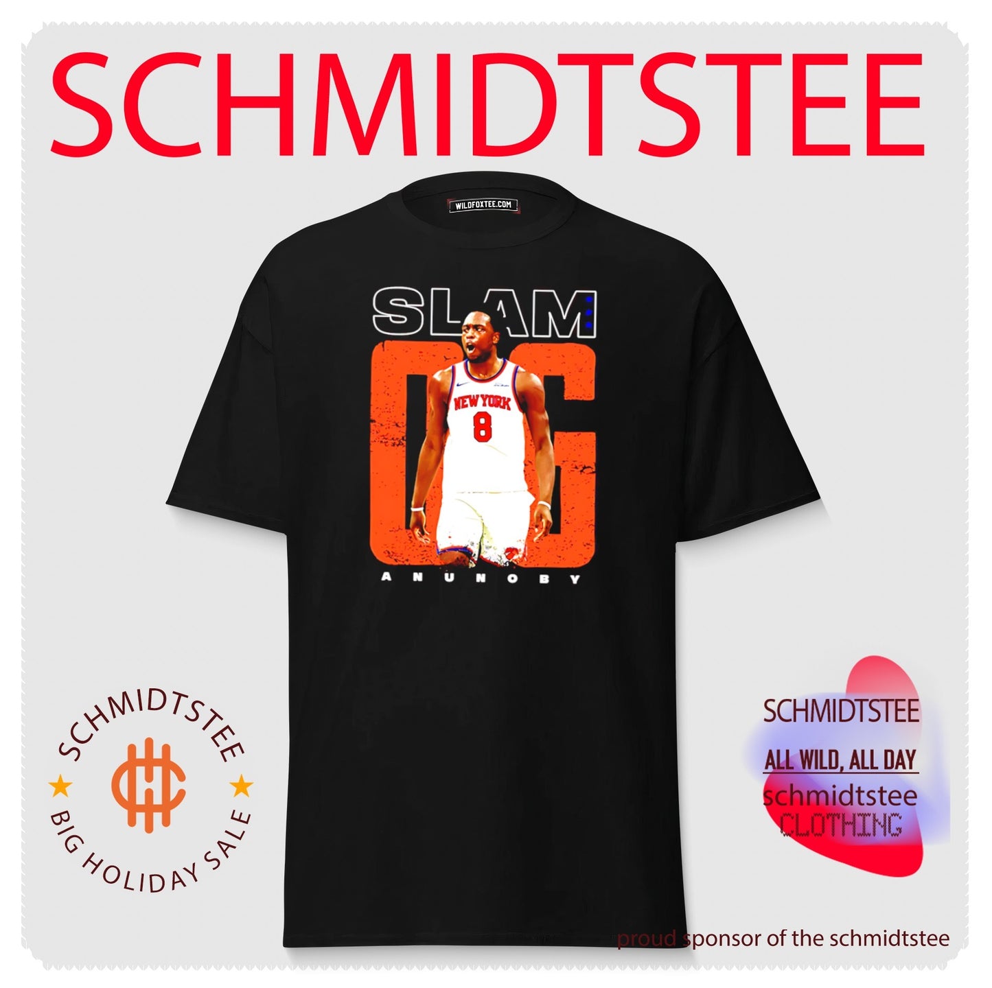 G Anunoby New York Knicks Slam skyline signature shirt