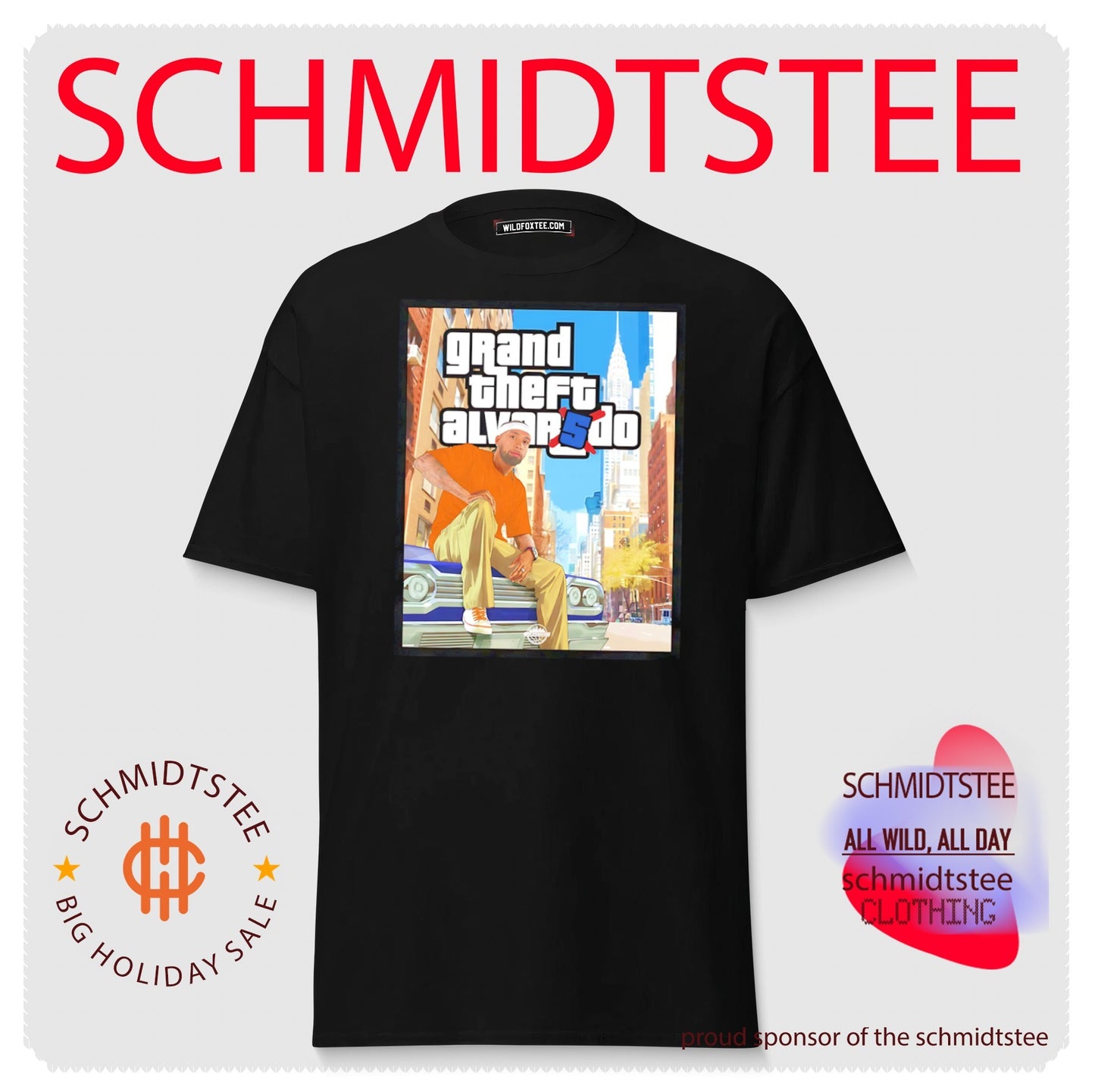 Grand Theft Alvar5do New York Knicks GTA Steal City Edition shirt