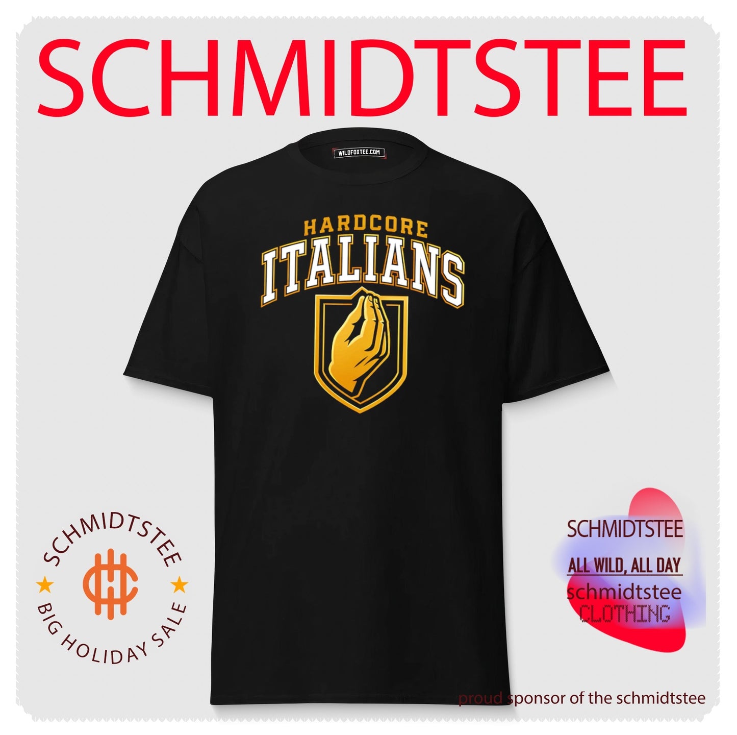 Hardcore Italians Vegas Golden Knights logo shirt
