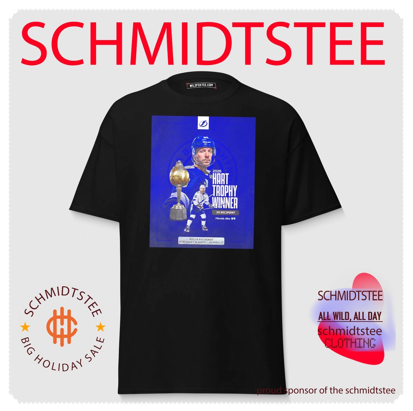 Hart Memorial Trophy Tampa Bay Lightning Nikita Kucherov the winner shirt