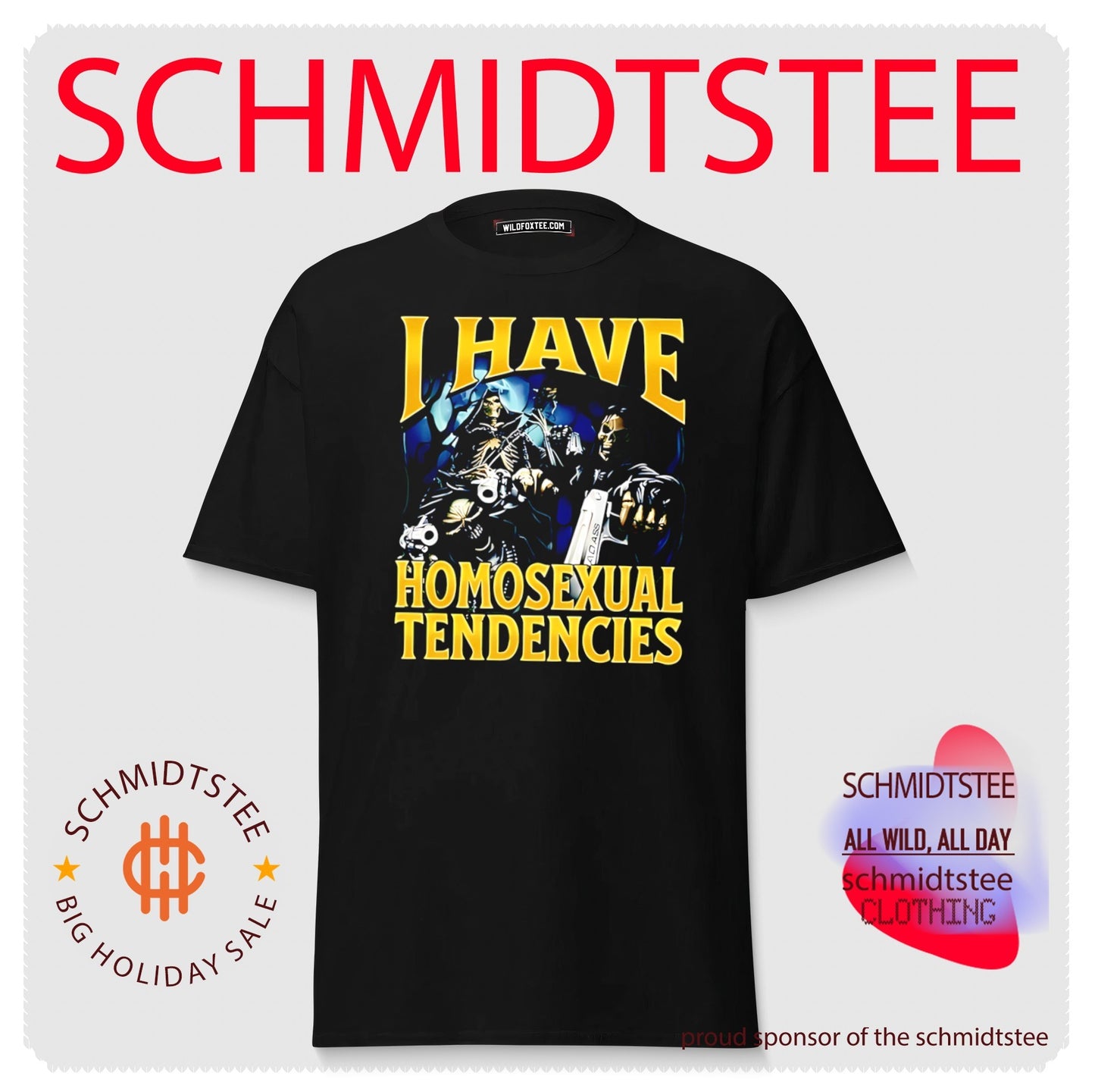 I have homosexual tendencies hard skeleton shirt