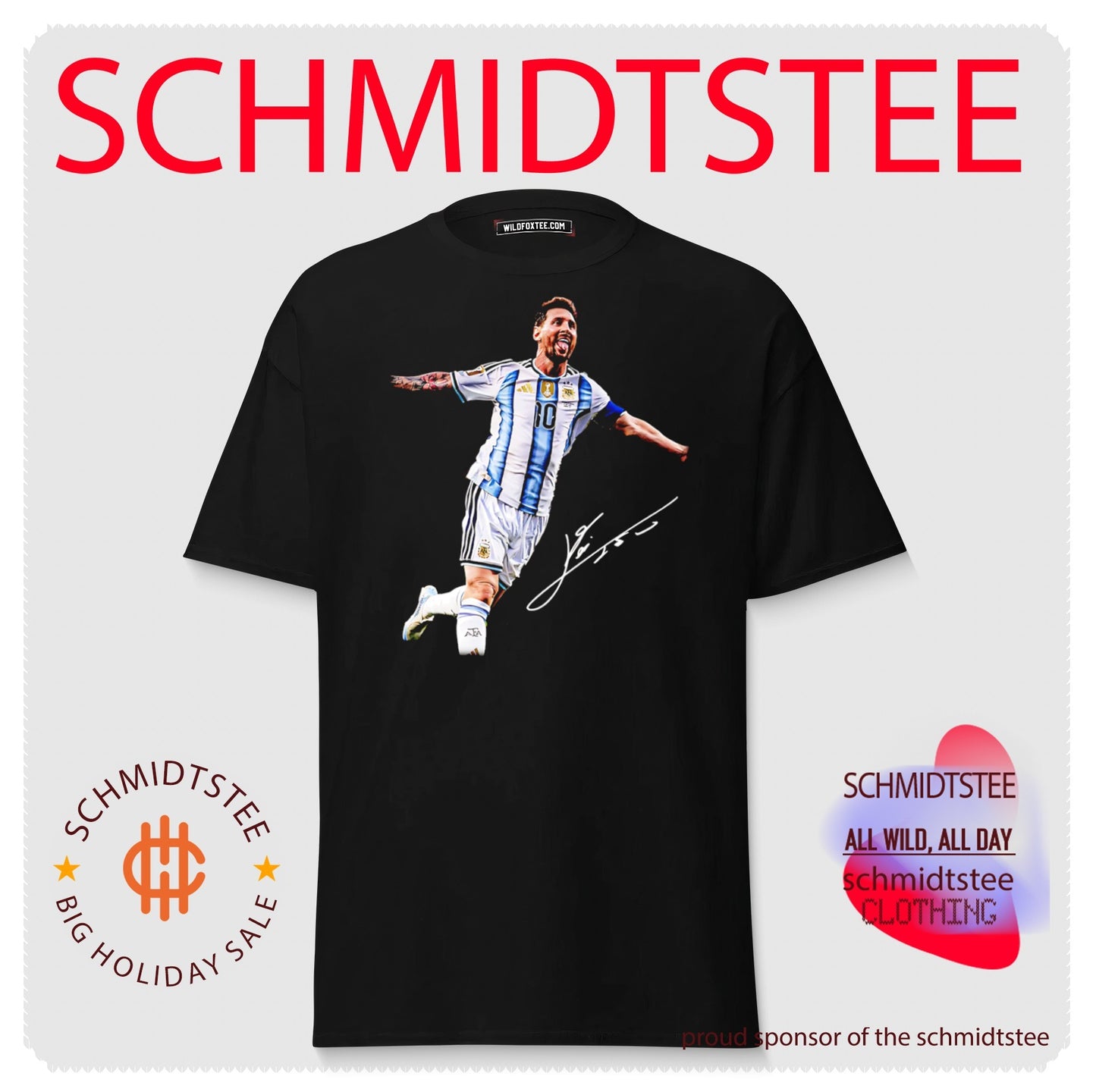 Lionel Messi Argentina national football Hat Trick signature shirt