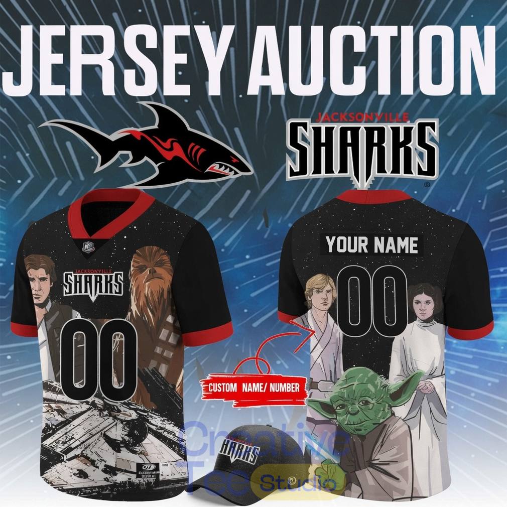 Jacksonville Sharks x Star Wars Custom Football Jersey