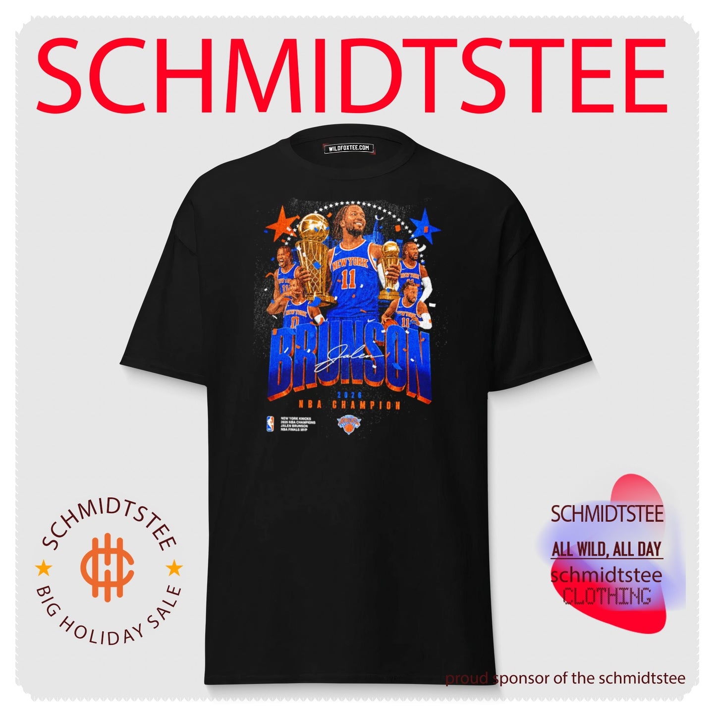 Jalen Brunson MVP New York Knicks 2026 Nba Champions signature graphic shirt