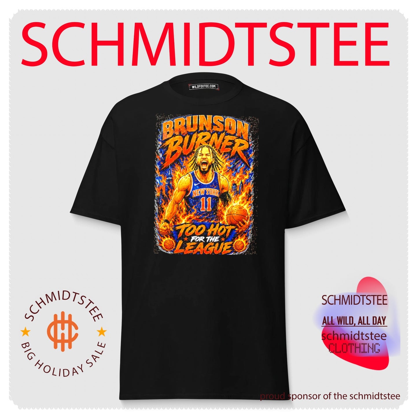 Jalen Brunson New York Knicks 2026 Nba Champions Too hot for the league shirt