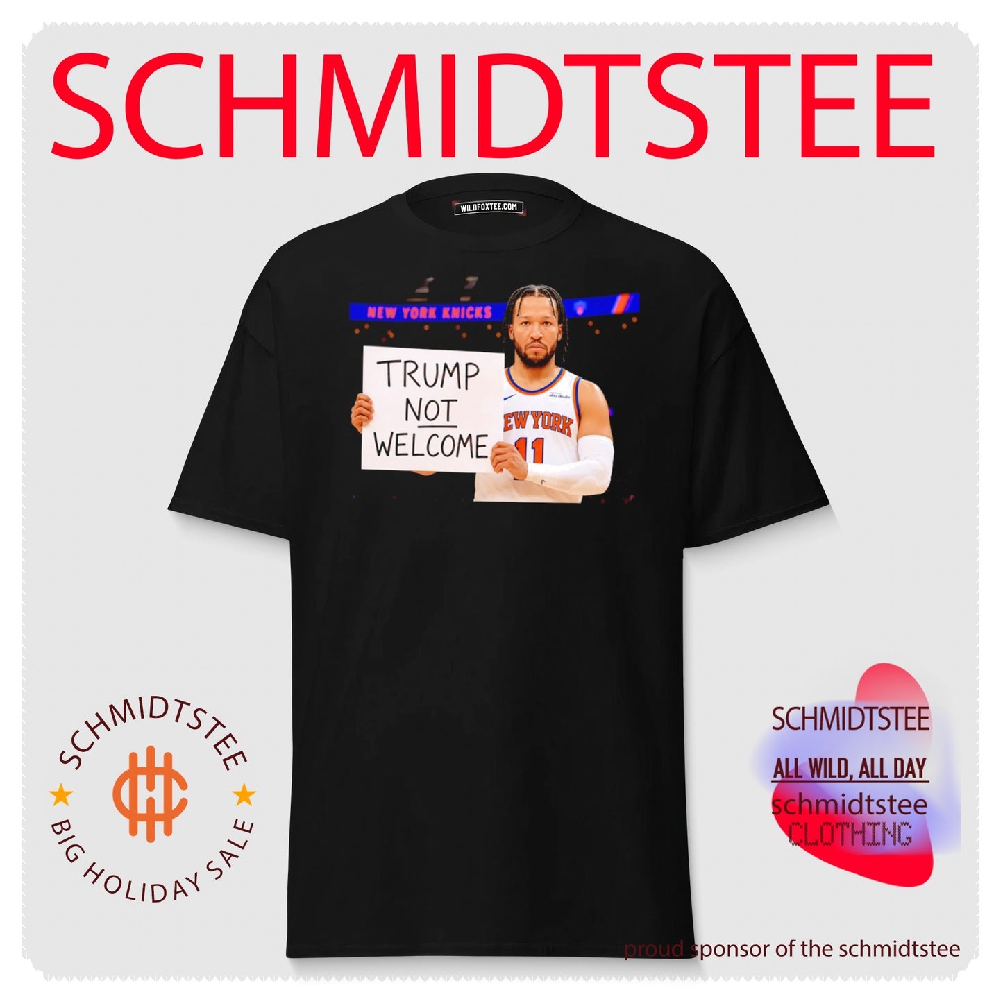 Jalen Brunson New York Knicks Trump not Welcome shirt