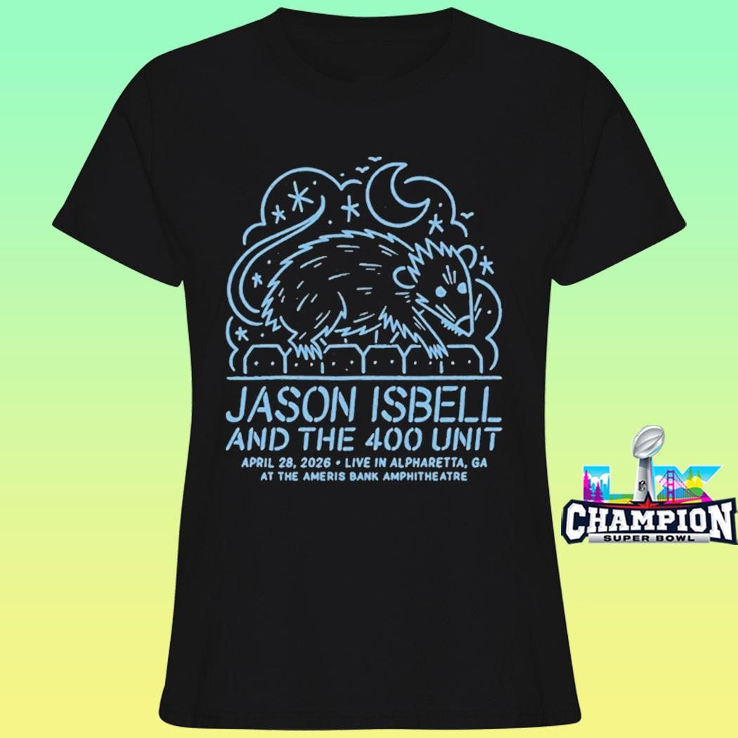 Jason Isbell And The 400 Unit Ameris Bank Amphitheatre In Alpharetta Ga Apr 28 2026 Shirt
