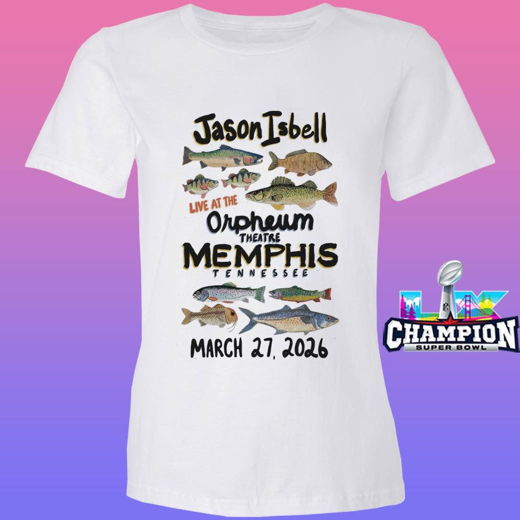 Jason Isbell March 27 2026 Memphis Tn Shirt
