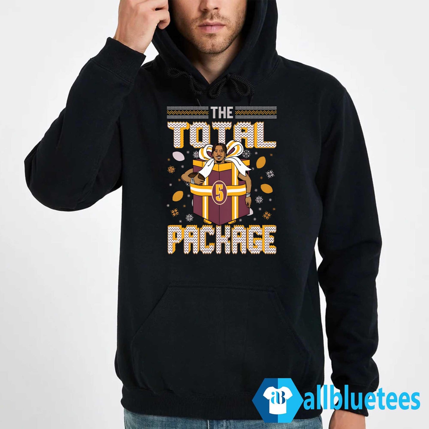 Jayden Daniels The Total Package Christmas Sweatshirt