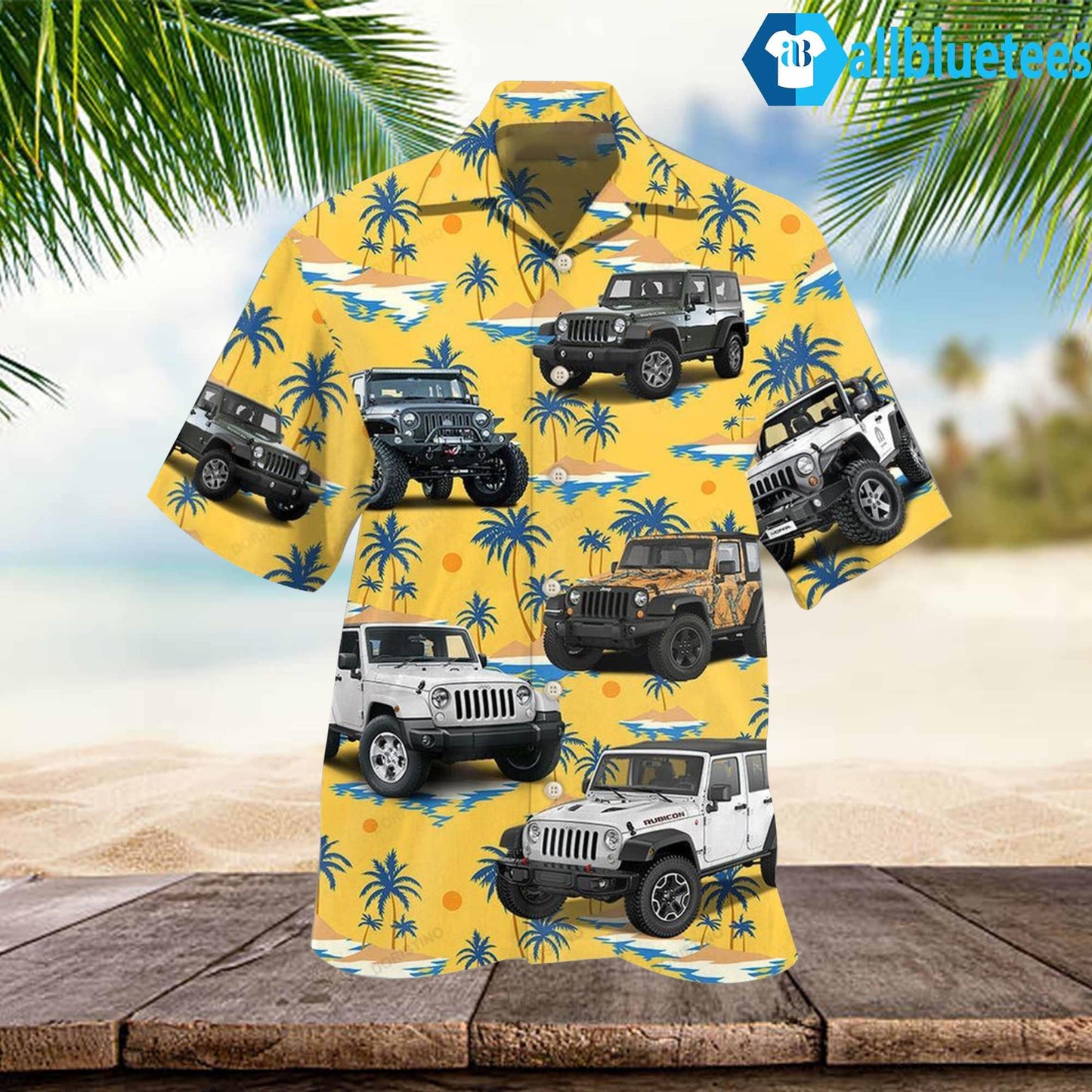 Jeep Stunning Tropical Style Hawaiian Shirt