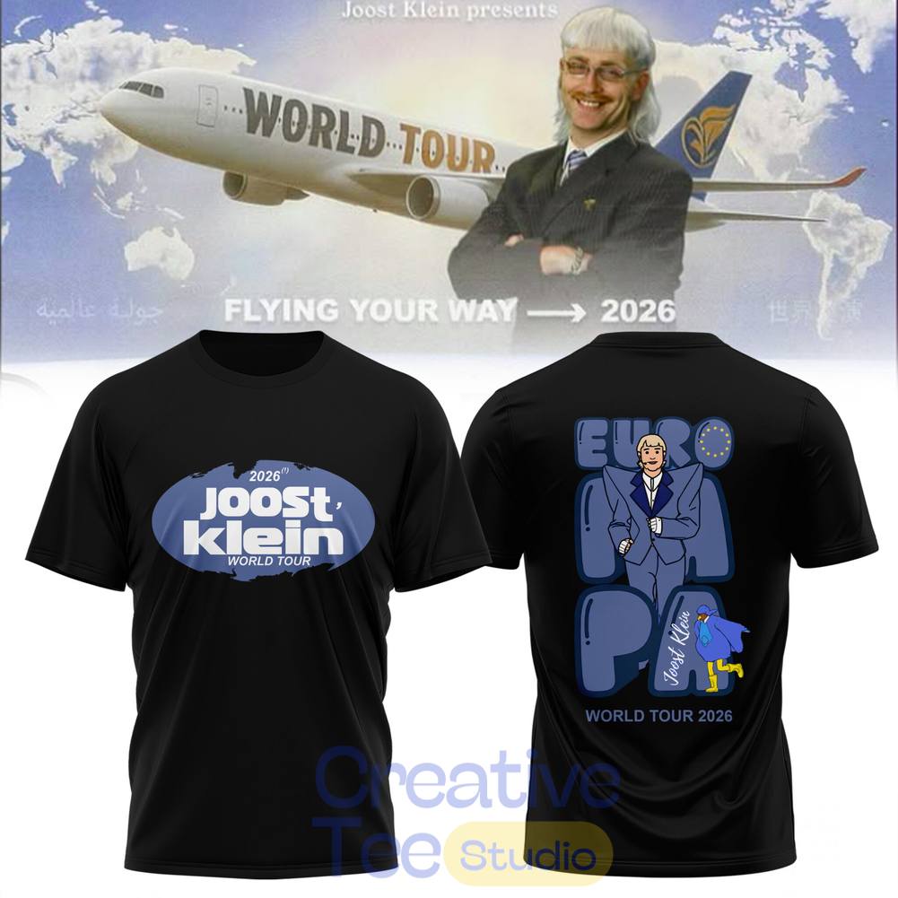 Joost Klein Flying Your Way World Tour 2026 Special Tee Hoodie