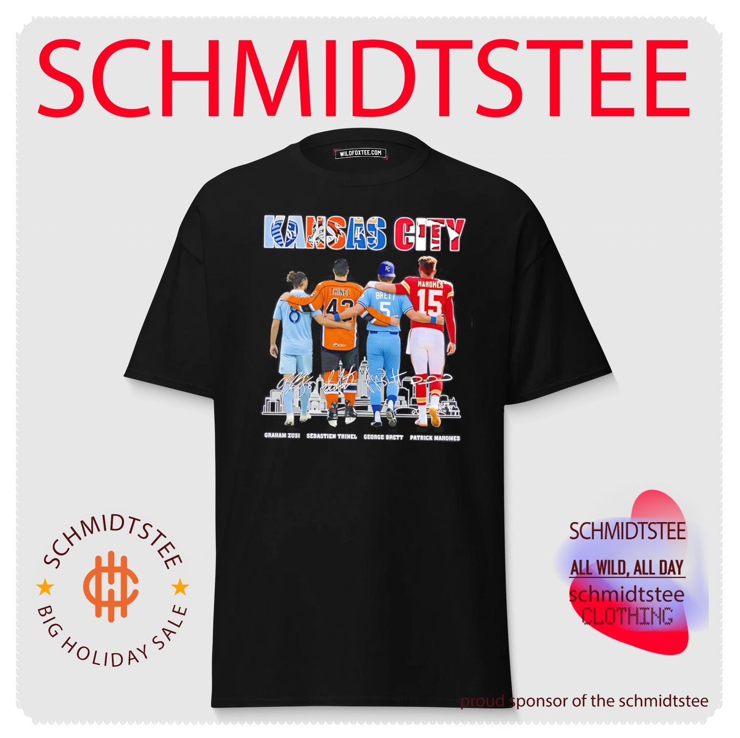 Kansas City Sports members skyline signature shirt