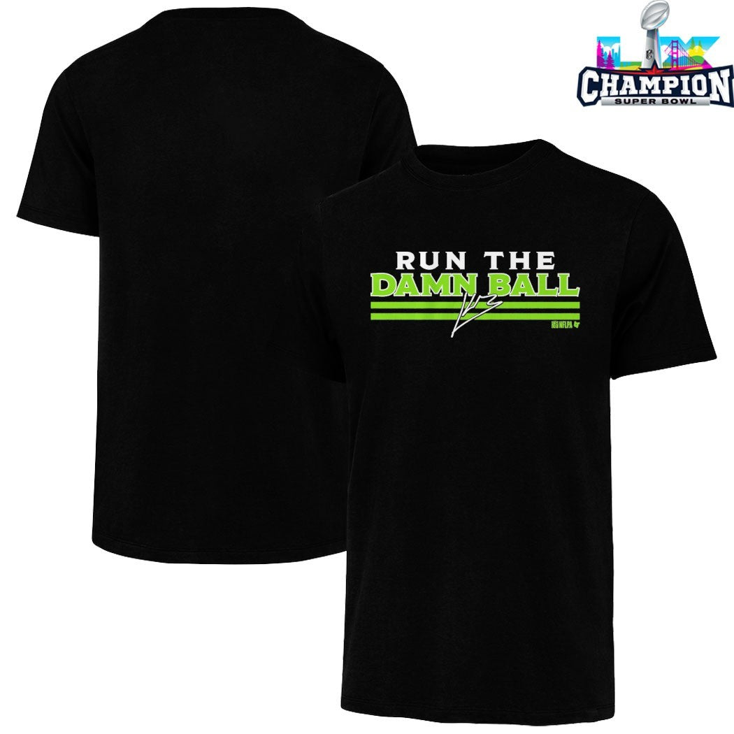Kenneth Walker III Run The Damn Ball Seattle Seahawks T-shirts