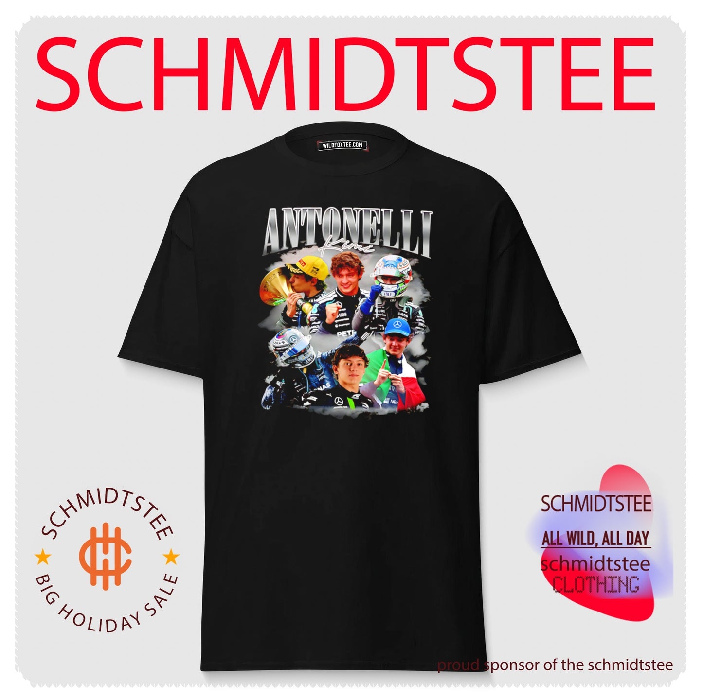 Kimi Antonelli Bootleg player collage shirt