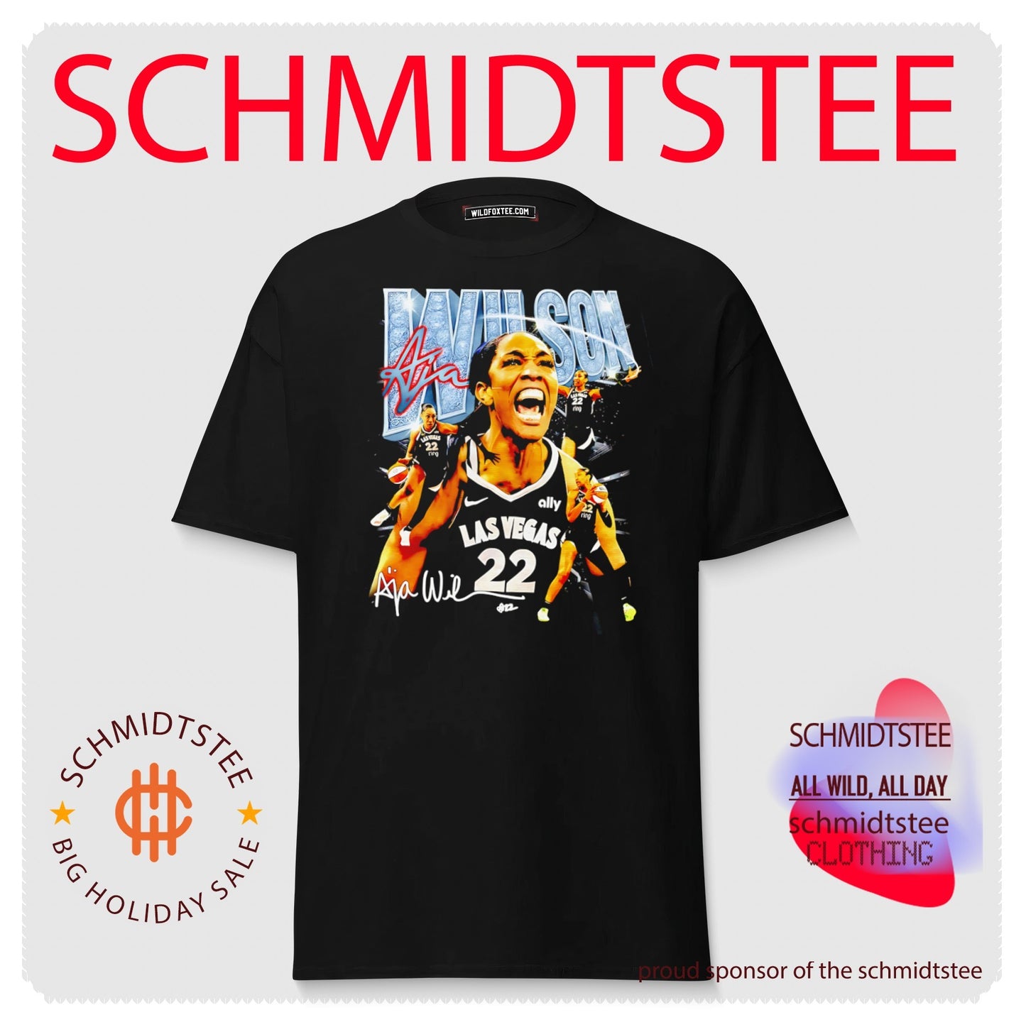 Las Vegas Aces A’ja Wilson signature vintage shirt