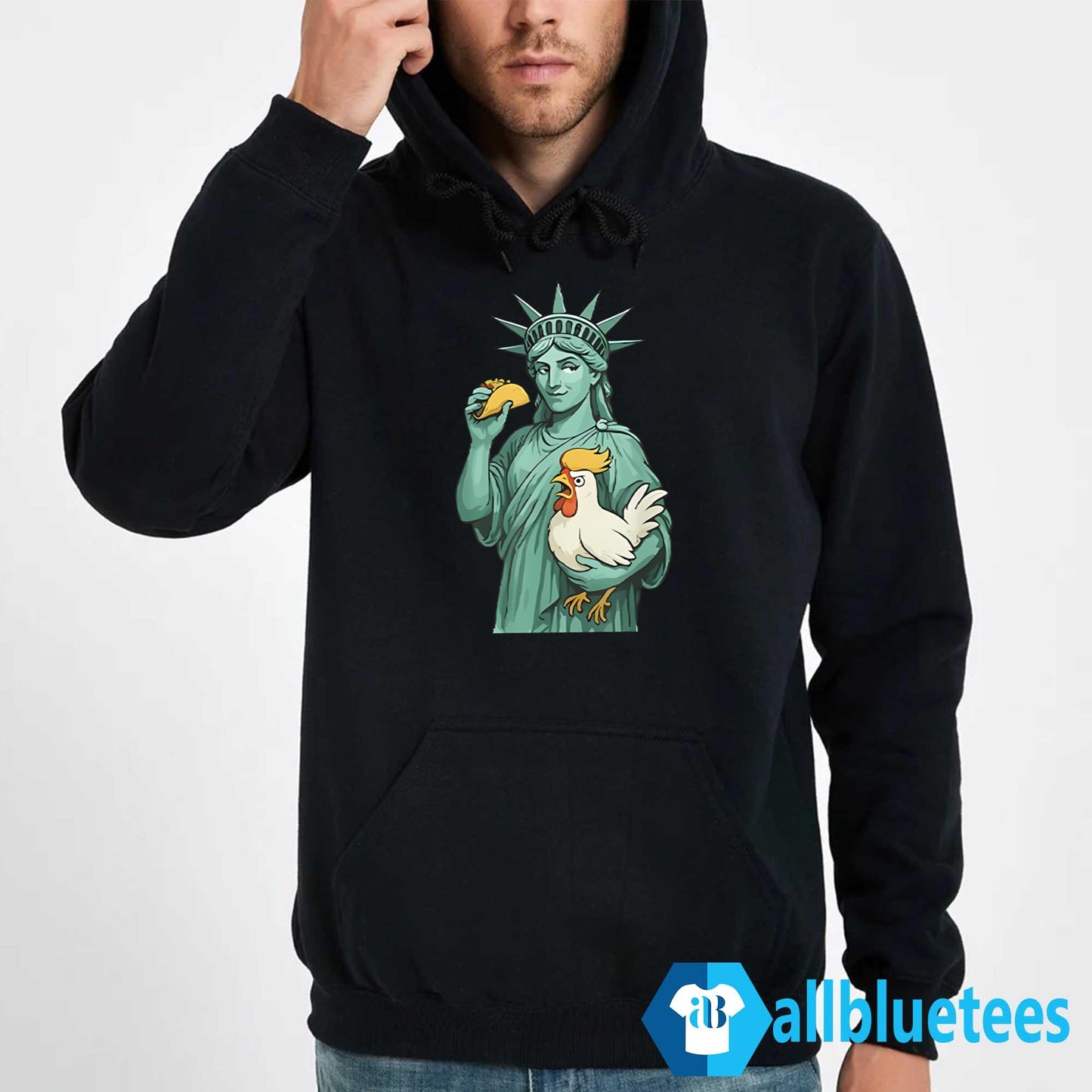 Statue Of Liberty TACO Trump Always Chickens Out Shirt