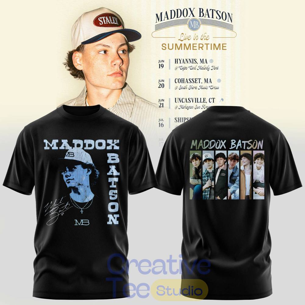 Maddox Batson Live in Summertime Tour 2026 Special Tee Hoodie