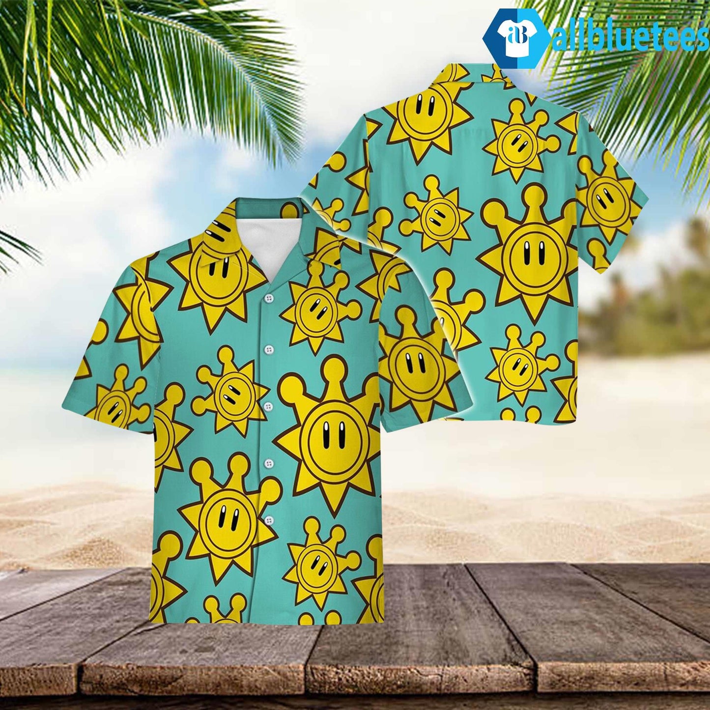 Mario Sunshine Hawaiian Shirt