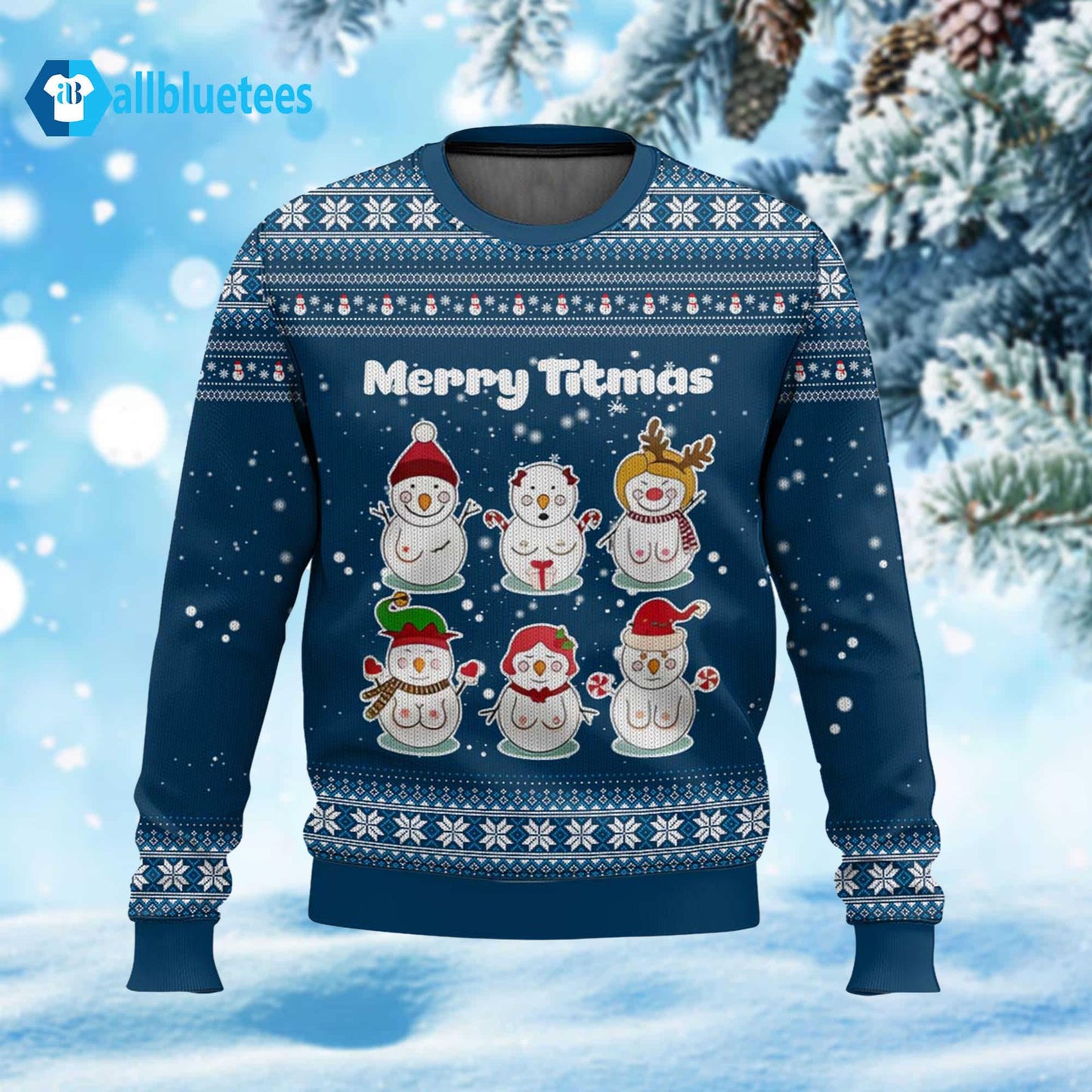 Merry Titmas Ugly Christmas Sweater