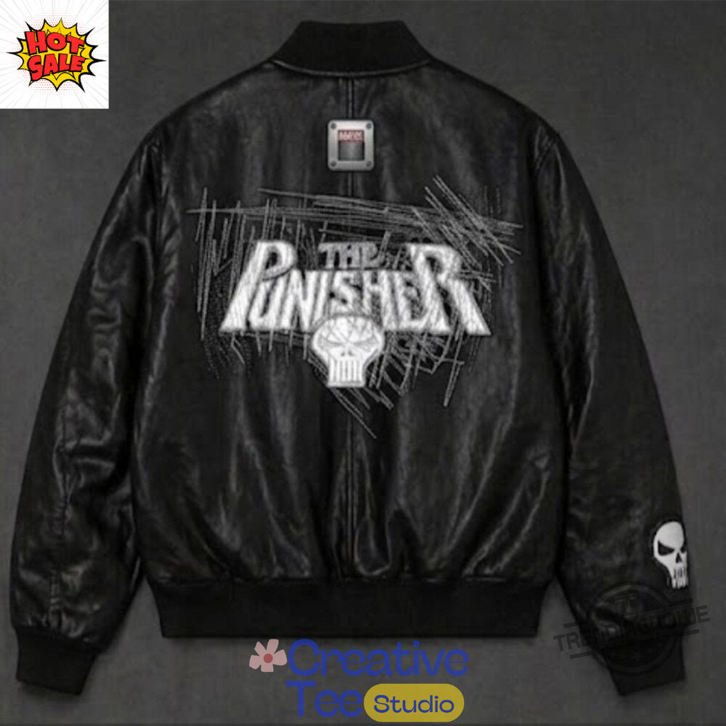 Michael Jackson Punisher Vintage 2005 Bomber Jacket