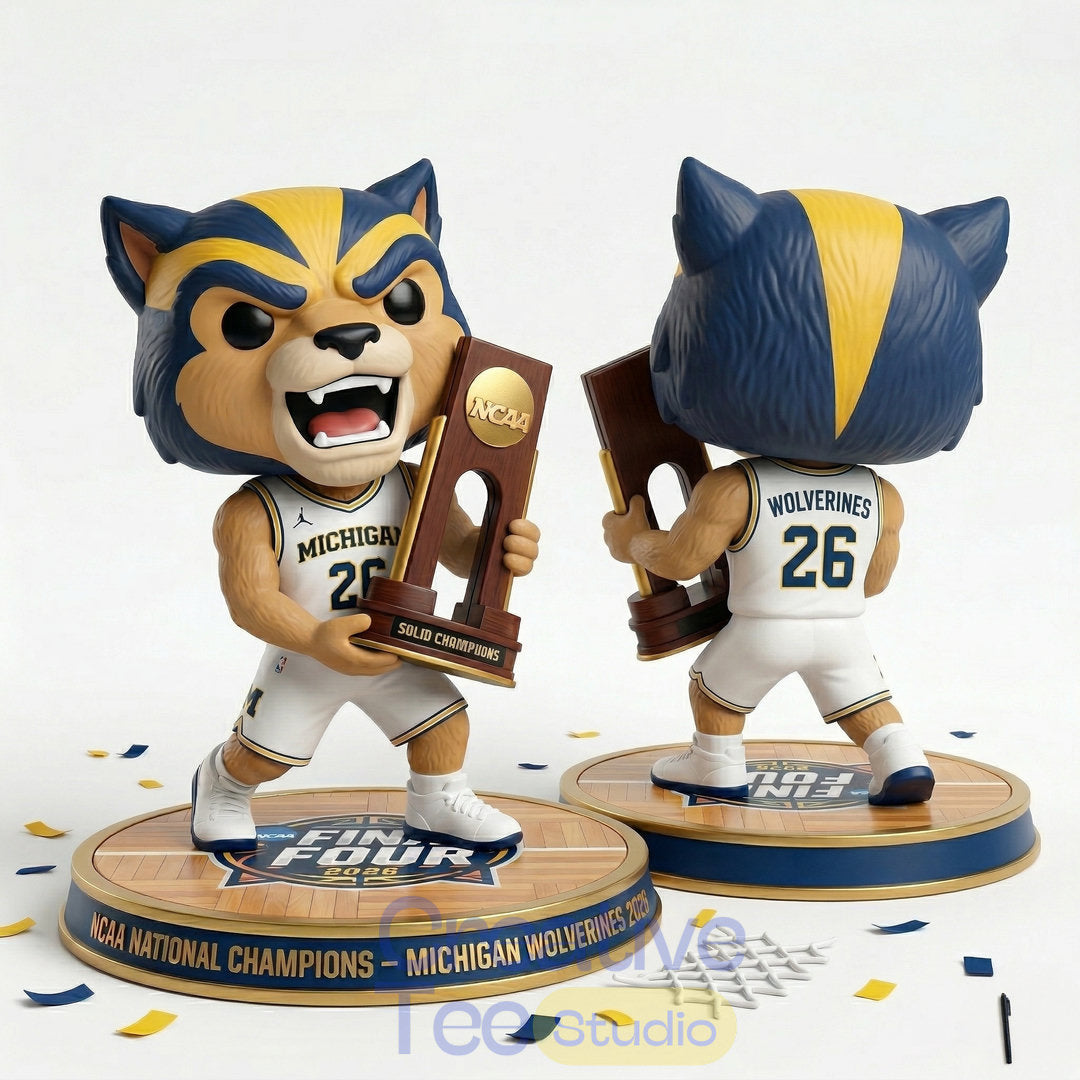 Michigan Wolverines Championship Edition Mascot Pop Figure