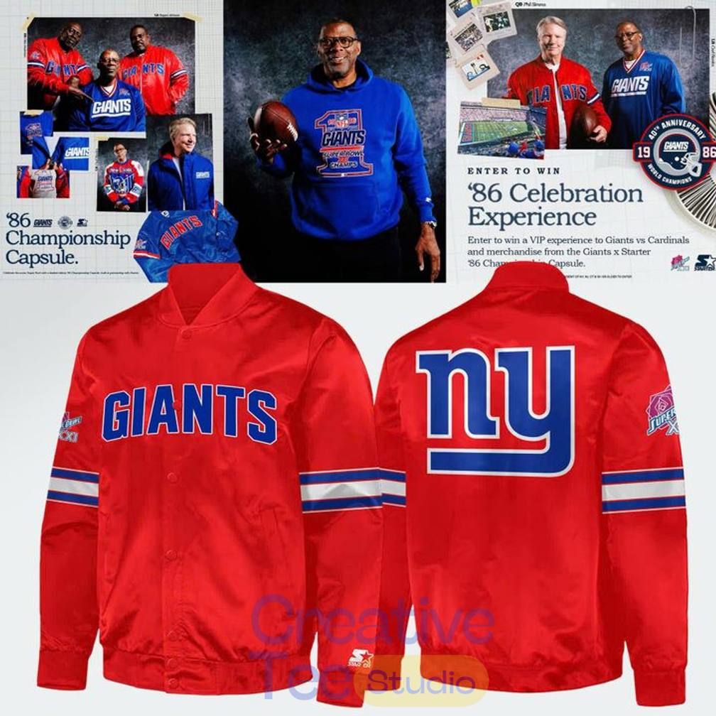 New York Giants The ’86 Championship Special Bomber Jacket