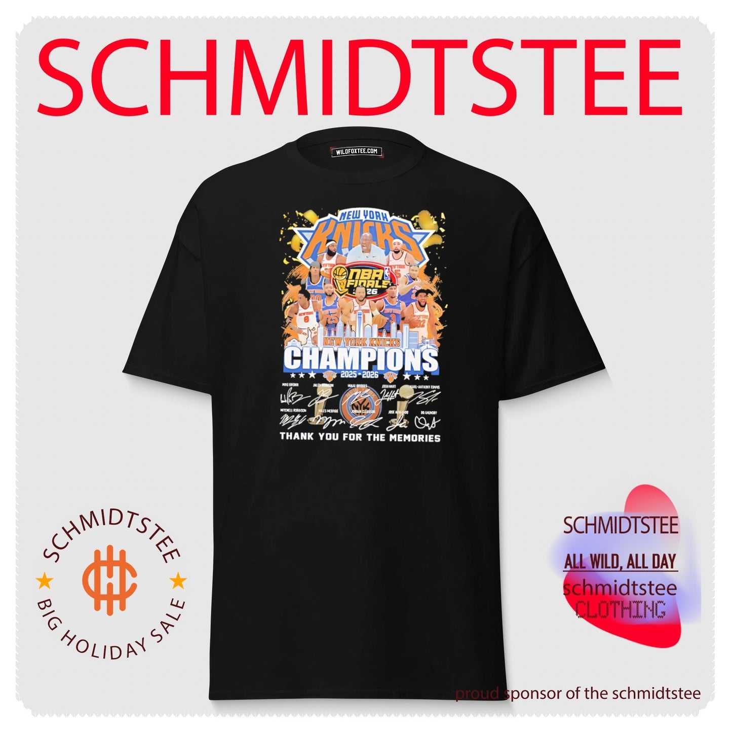 New York Knicks 2025-2026 NBA Finals Champions thank you for the memories shirt