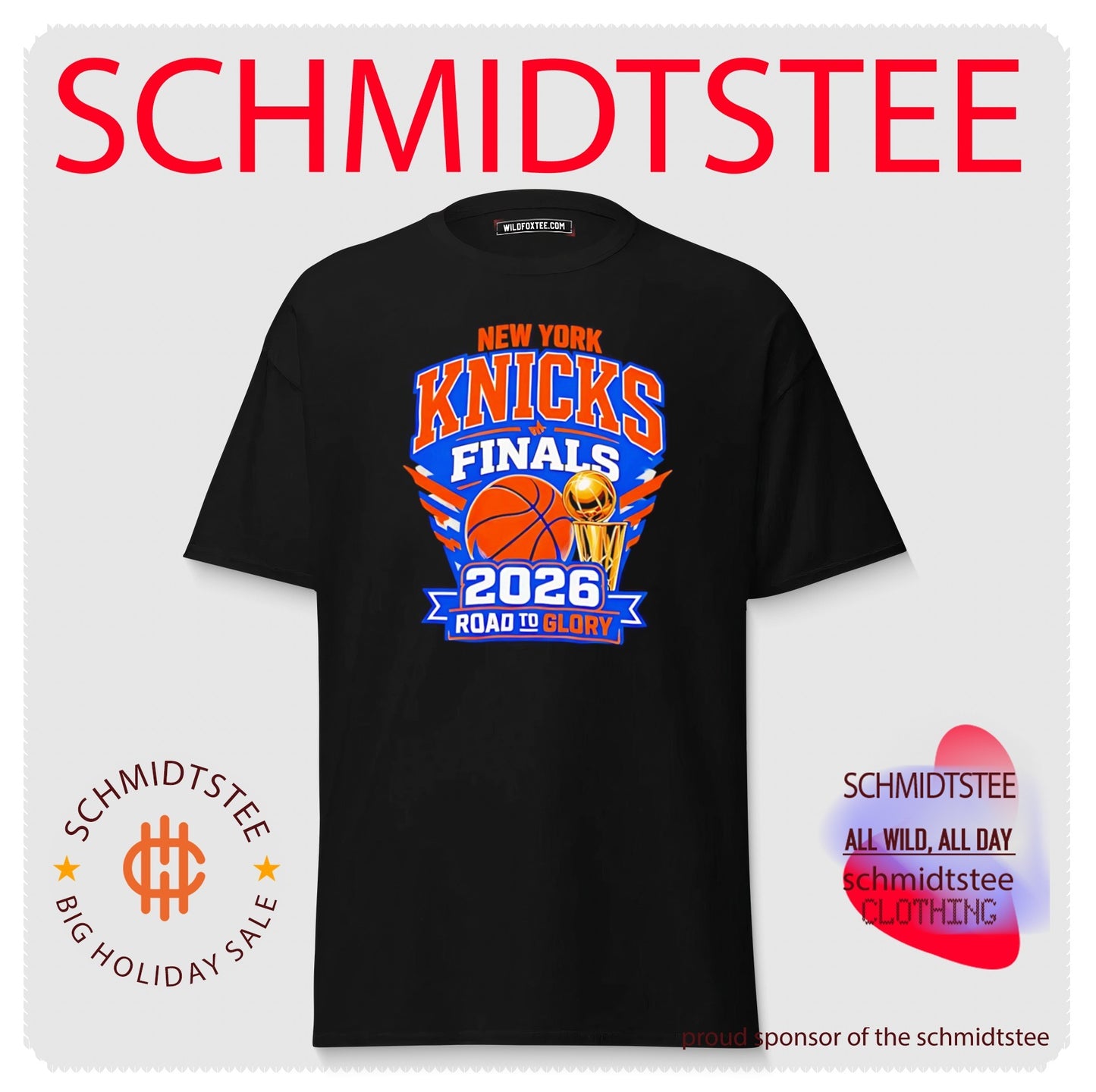 New York Knicks 2026 Finals Road to Glory trophy shirt