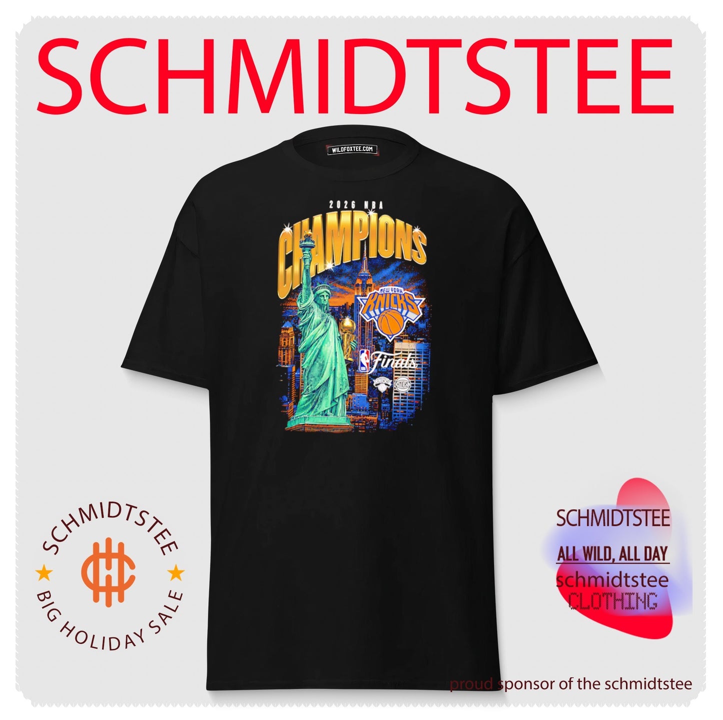 New York Knicks 2026 NBA Finals Champions Statue of Liberty City shirt
